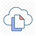 Copy files to cloud storage  Icon