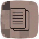 Copy Paper Communication Icon