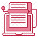 Bots Copywriting Typewriter Icon