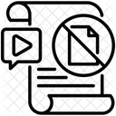 Copyright File Prohibition Icon