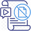 Copyright File Prohibition Icon
