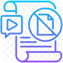 Copyright File Prohibition Icon