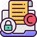 Copyright Copywriting Security Icon