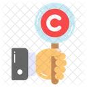 Copyright Hand Sign Icon