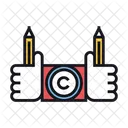 Copyright Conflict Conflict Copyright Icon