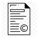 Copyright Dokument Urheberrecht Urheberrecht Symbol