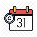Copyright Expiry Calendar Copyright Icon