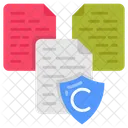 Copyright Reserved Rights Monopoly Icon