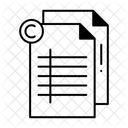 Copyright-Papier  Symbol