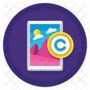 Copyrighted Artwork  Icon
