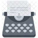 Copywriter Writer Typewriter Icon