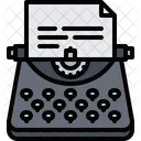 Copywriter Writer Typewriter Icon