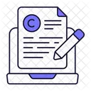 Copywriting Content Writing Article Writing Icon