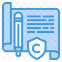 Copywriting License  Icon