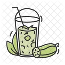 Pepino Smoothie Coquetel Ícone