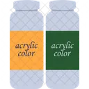 Cor Acrilica Acrilico Tinta Ícone