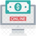 Ganhos Online Trabalho Online Negocios Online Ícone