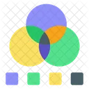 Cor rgb  Ícone