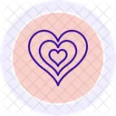 Coracao Amor Romantico Ícone