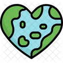 Coracao Amor Dia Da Mae Terra Icon