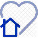 Coracao Lar Amor Familia Ícone