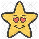 Emoji Estrela Emoticon Emocao Ícone