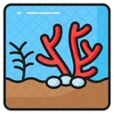 Coral Reef Underwater Icon