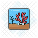 Coral Reef Underwater Icon