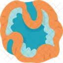 Coral Brain Reef Icon