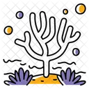 Coral Bleaching Ocean Marine Biodiversity Icon