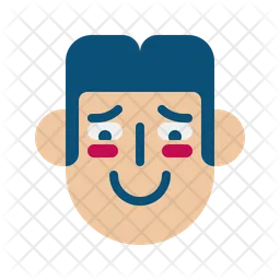 Rubor Emoji Ícone