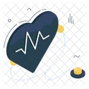 Corazon Latido Del Corazon Cardio Icono