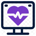 Corazon Monitorizacion Cardiograma Icon