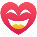 Corazon Emoji Cara Icono