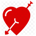 Corazon De Cupido Corazon De Flecha Emoji De Corazon Icono