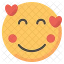 Corazon Amor Emoji Icono