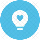 Corazon Mapa Pin Icono