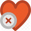 Corazon Firmar Eliminar Icon