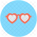 Corazon Gafas Espectaculos Icon