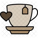 Corazon Cafe Amor Icono