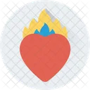 Corazón ardiente  Icono