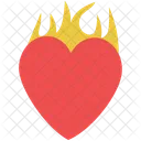 Corazón ardiente  Icono