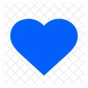 Corazon Azul Amor Corazon Icono