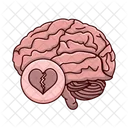 Corazon Cerebro Cerebro Corazon Icono