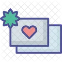 Corazon Con Papel Panuelo Corazon Icono