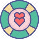 Corazon Con Salvavidas Corazon Corazon En Salvavidas Icono