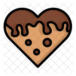 Corazon de chocolate  Icono