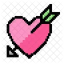 Corazon de cupido  Icono