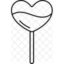 Corazon de caramelo  Icono