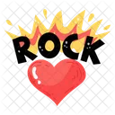 Romance Corazon De Roca Amor Icon